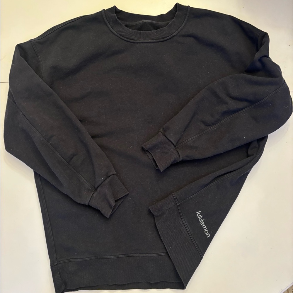 lululemon athletica Perfectly Oversized Crew Black 10